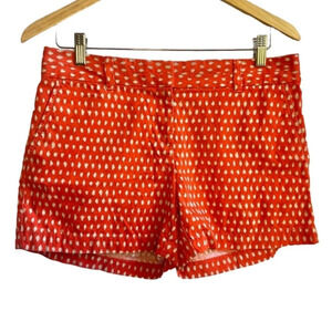 85%OFF❣️Ann Taylor LOFT Orange Ikat Pattern, The Riviera Short, 4